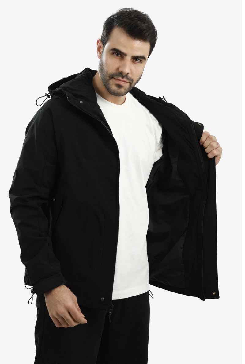 White Rabbit Men’s Soft Waterproof Hooded Jacket - Image 4